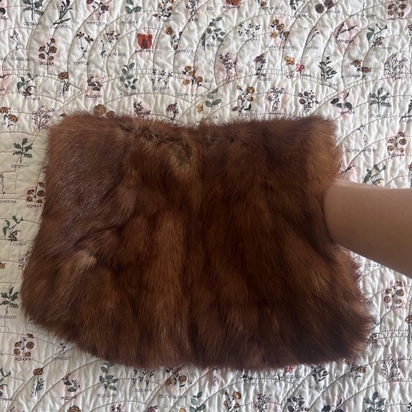 Vintage Genuine Fur Muff - Picture 2 of 3